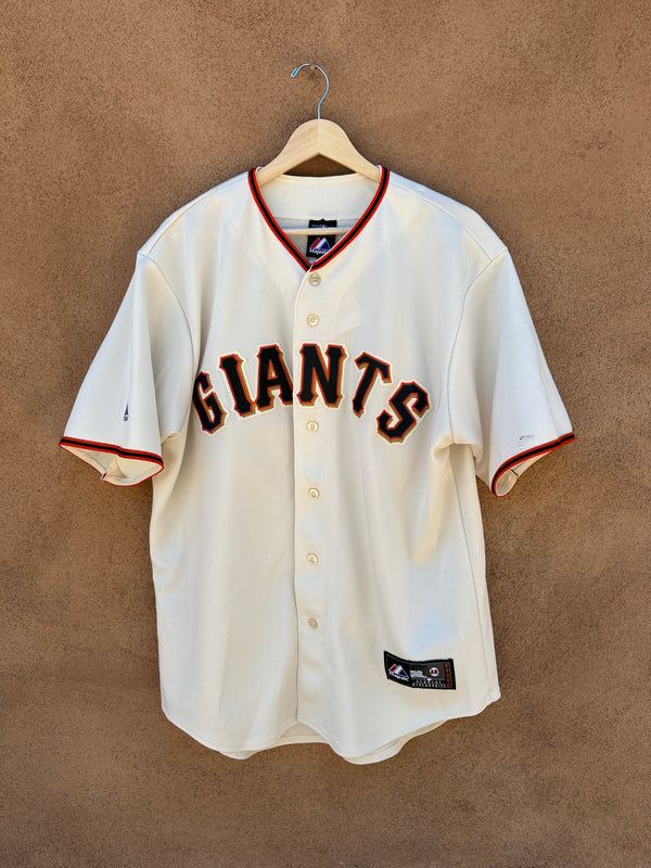 Off White S.F. Giants Tim Lincecum Jersey