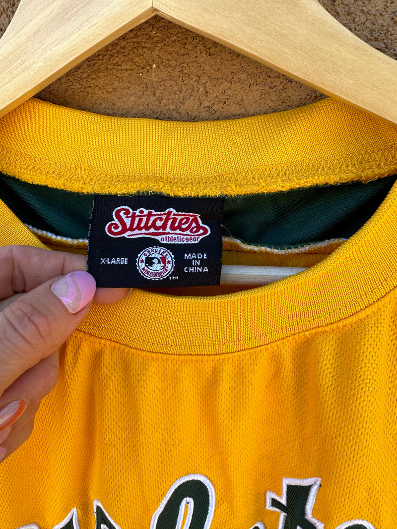 Oakland A's Warm Up Baseball Jersey