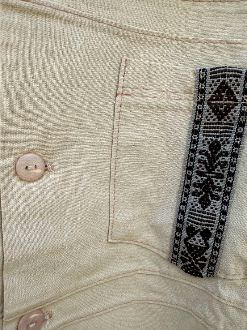 Artesanias 1960's "El Mercadito" Shirt, Made in Mexico