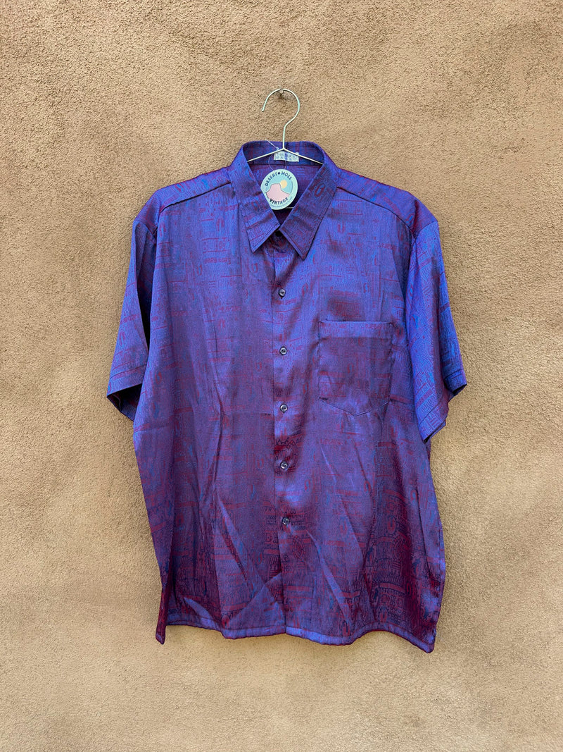 Iridescent Thai Silk Shirt