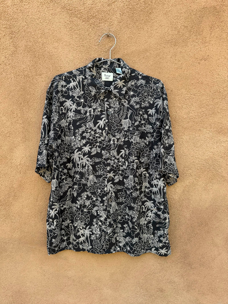 Silk Hula Girl Shirt