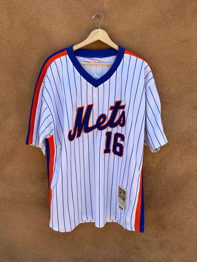 Vintage Dwight Gooden Pinstripe N.Y. Mets Baseball Jersey