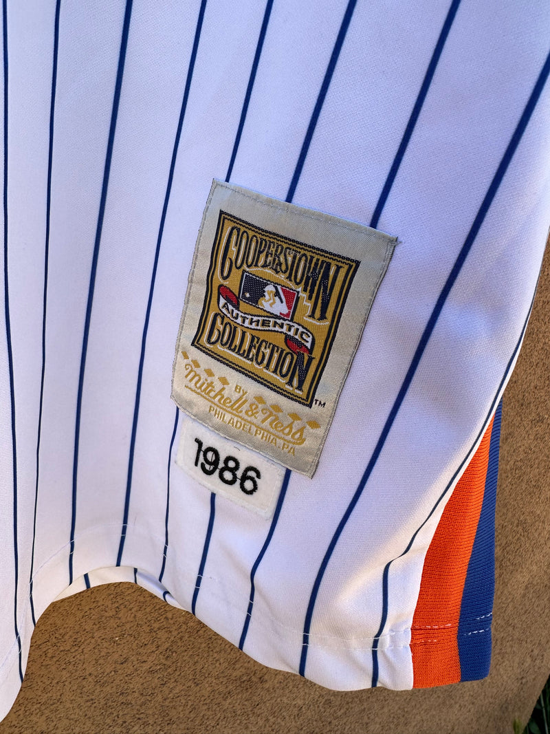 Vintage Dwight Gooden Pinstripe N.Y. Mets Baseball Jersey