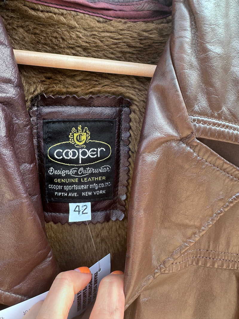 Cooper Leather Jacket with Zip Out Liner