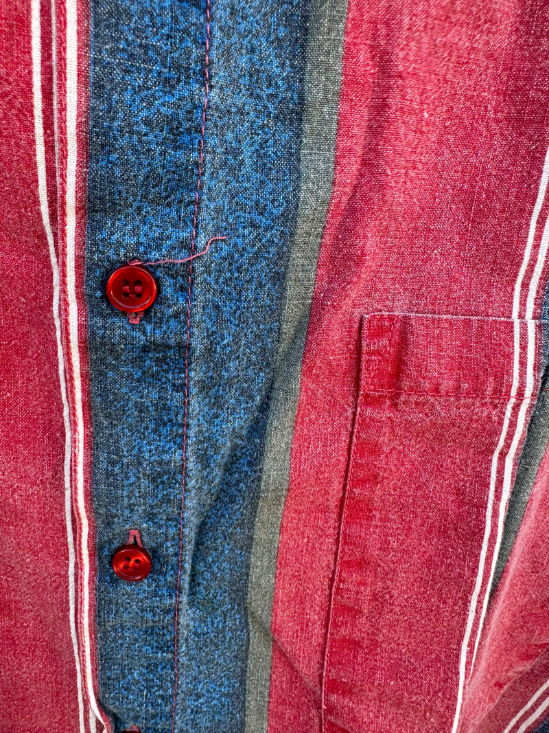 Striped Cotton Denim Shirt by Blazer