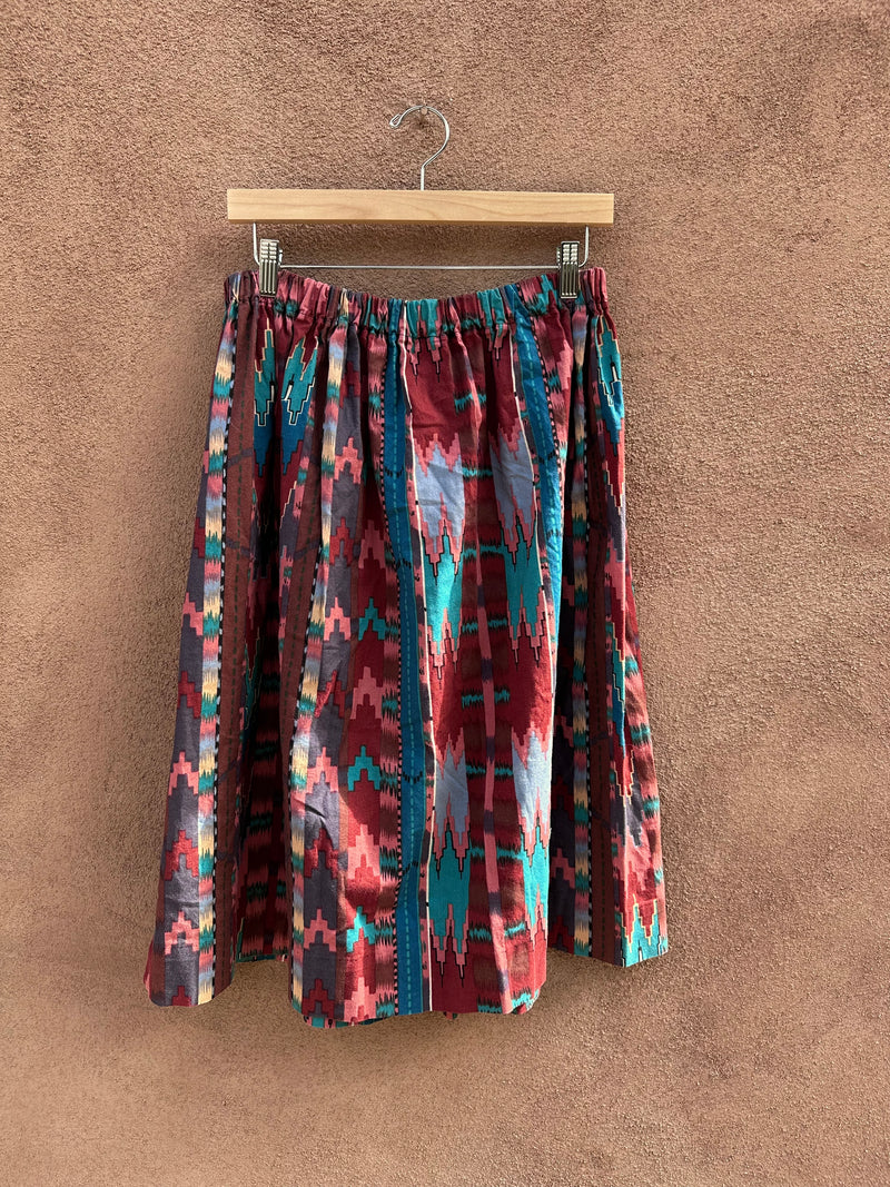 The Artist Collection Southwestern Cotton Skirt