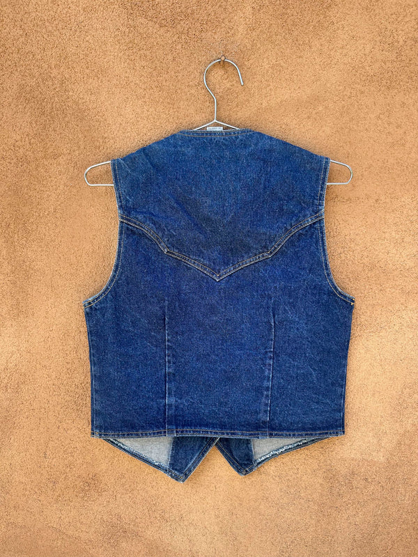 Heavy Denim Western Vest by Sierra West