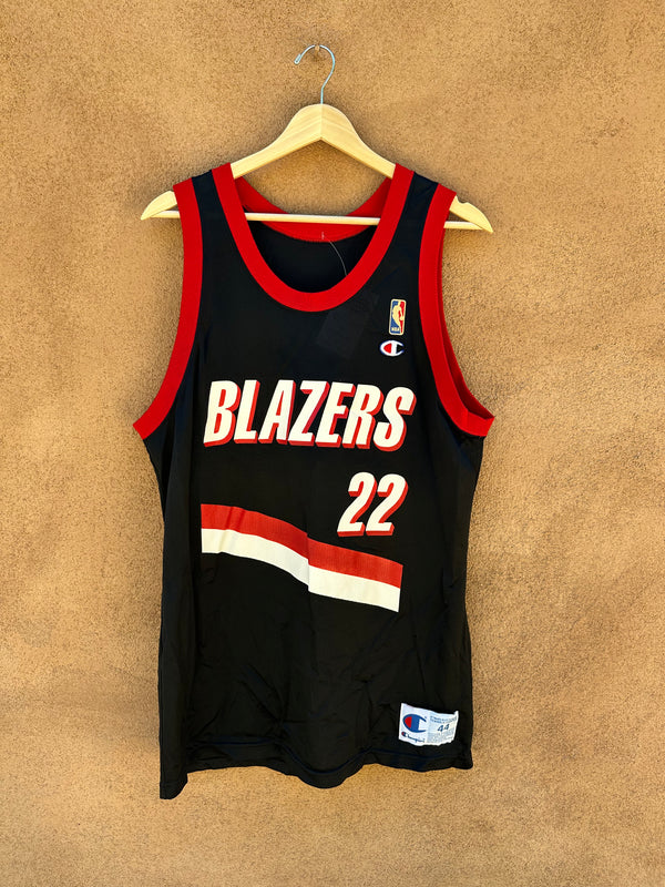 Clyde Drexler Trailblazers Champion Jersey