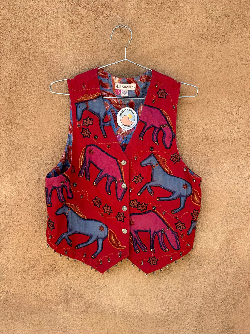 Kar.a.van Western Horse Vest