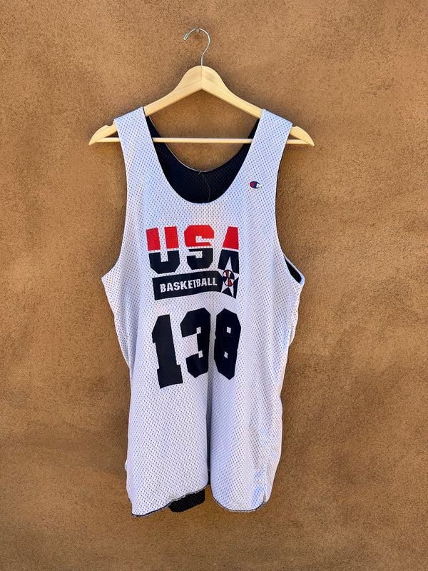 Authentic FIBA Reversible Practice USA Basketball Jersey Champion