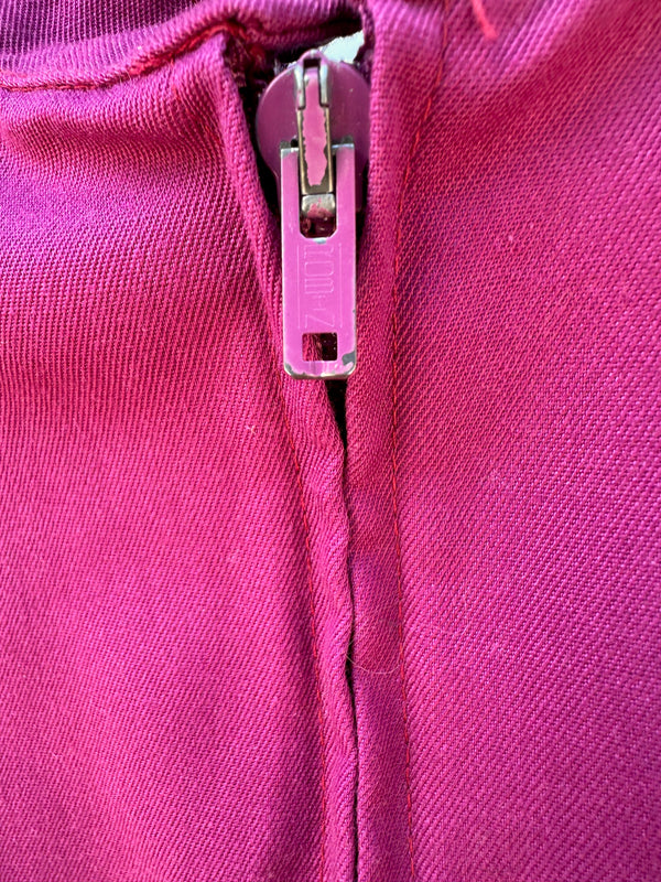 80's Magenta New Wave Safari Vest