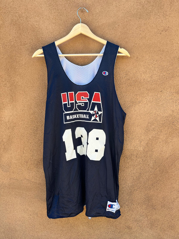 Authentic FIBA Reversible Practice USA Basketball Jersey Champion