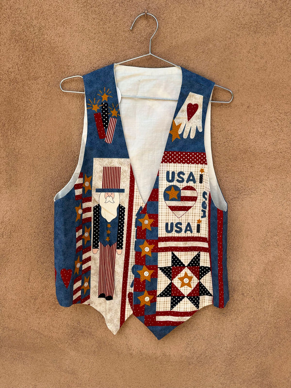 Made in the USA July 4th "Quilted" Vest