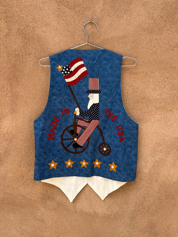 Made in the USA July 4th "Quilted" Vest