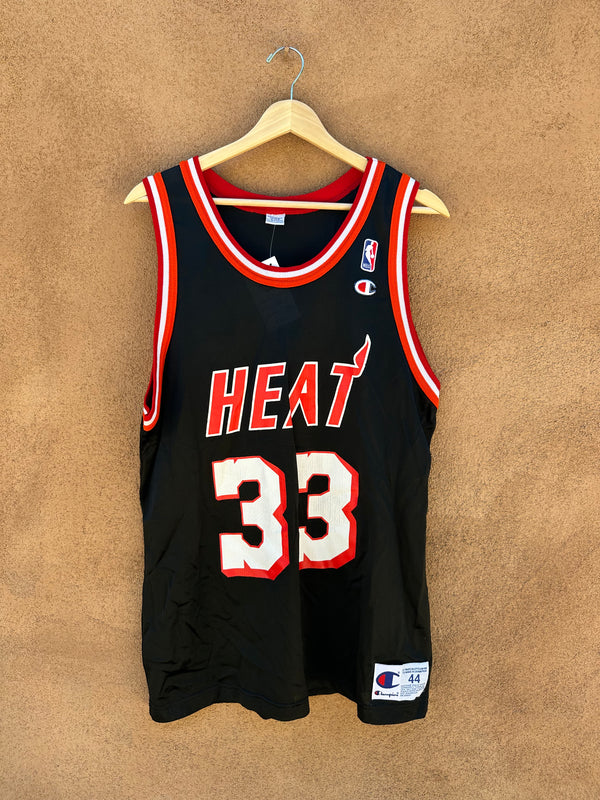 Alanzo Mourning Miami Heat Champion Jersey