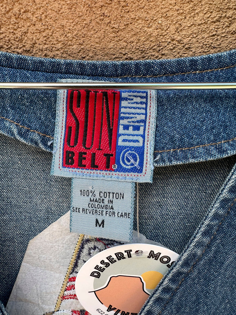Uncle Sam Cotton Denim Vest - Pennyfarthing