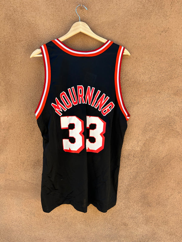 Alanzo Mourning Miami Heat Champion Jersey