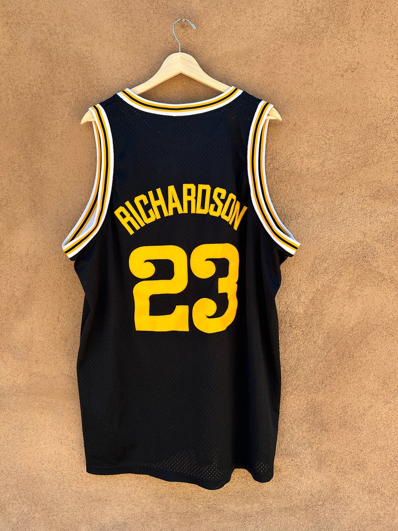 Jason Richardson Warriors 70s Throwback NBA Jersey