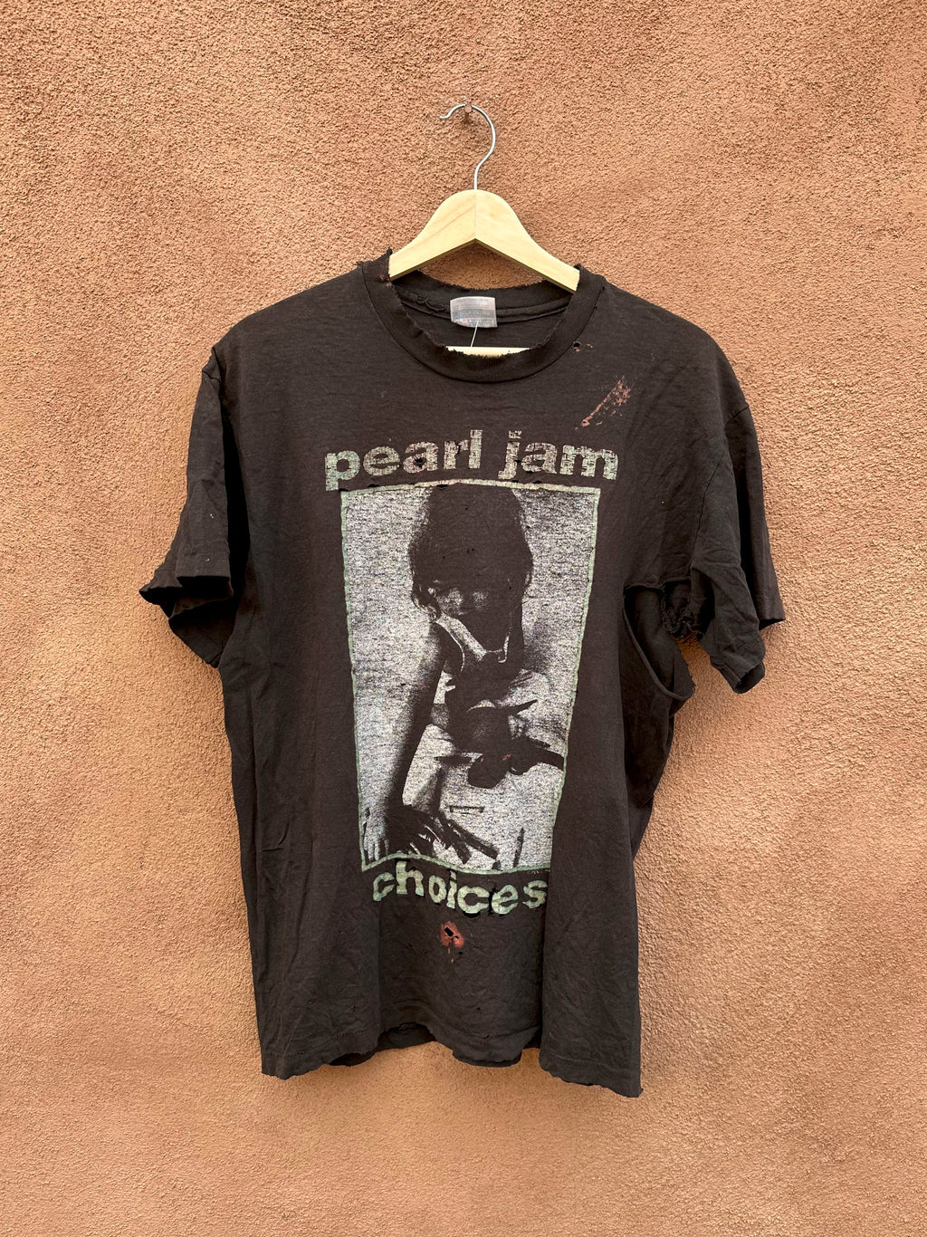 Vintage Pearl Jam Choices Thrashed T-shirt – DESERT MOSS VINTAGE