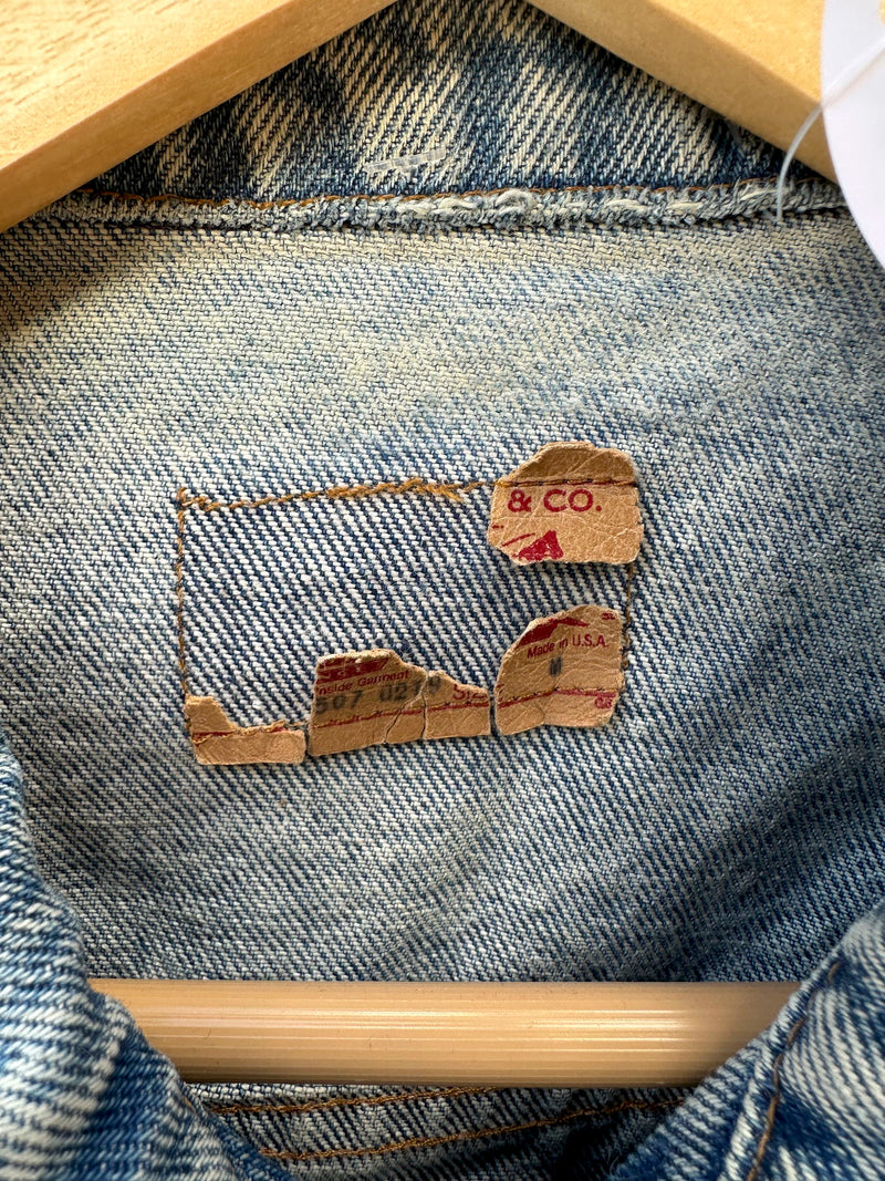 1980's Stone Wash Levi's Denim Jacket, Medium