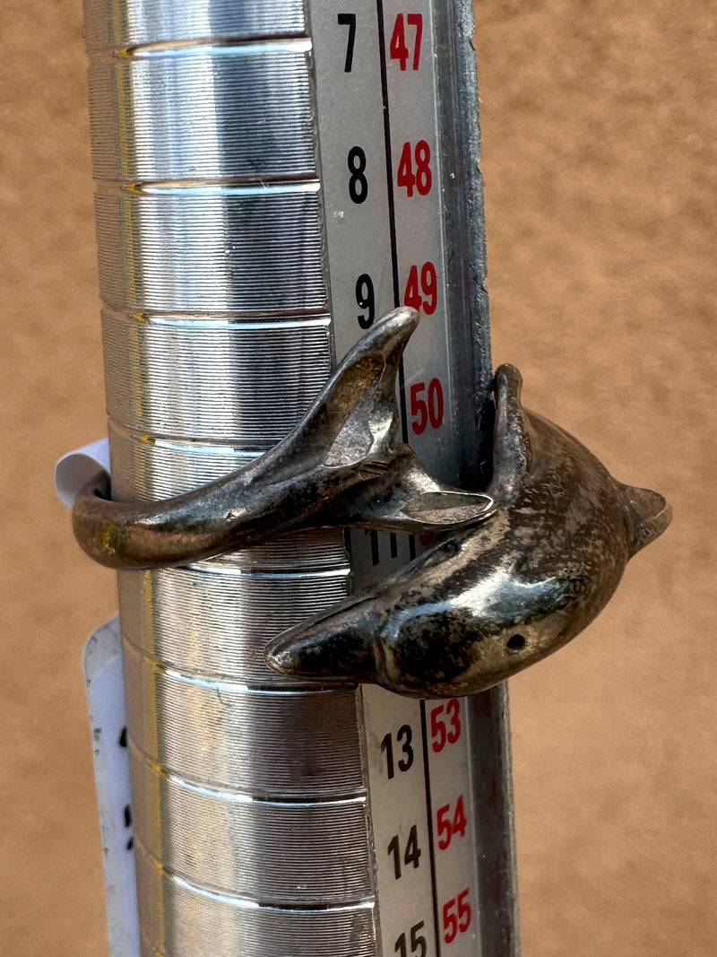 Sterling Silver Dolphin Ring