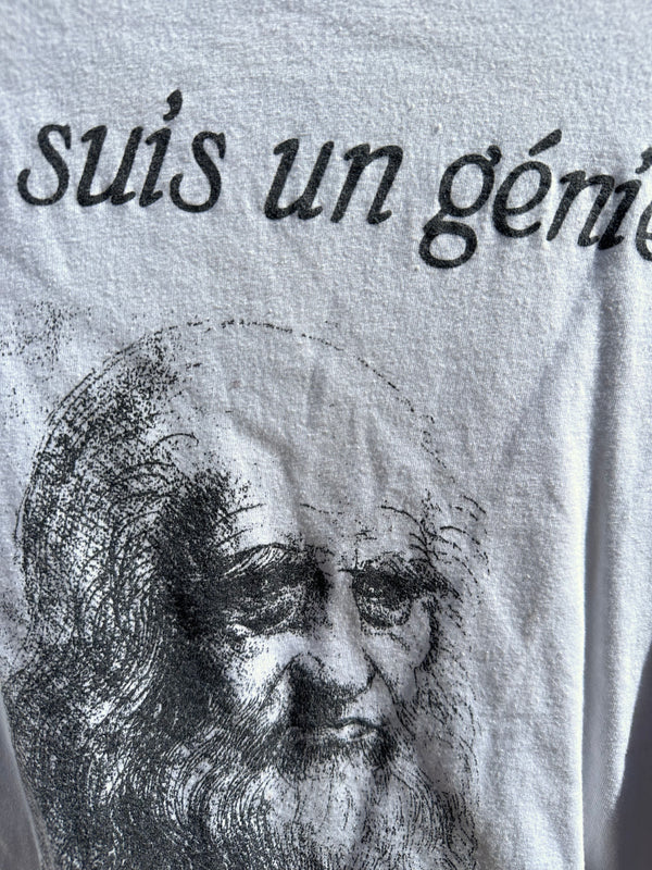 "I Am a Genius" Leonardo da Vinci T-shirt