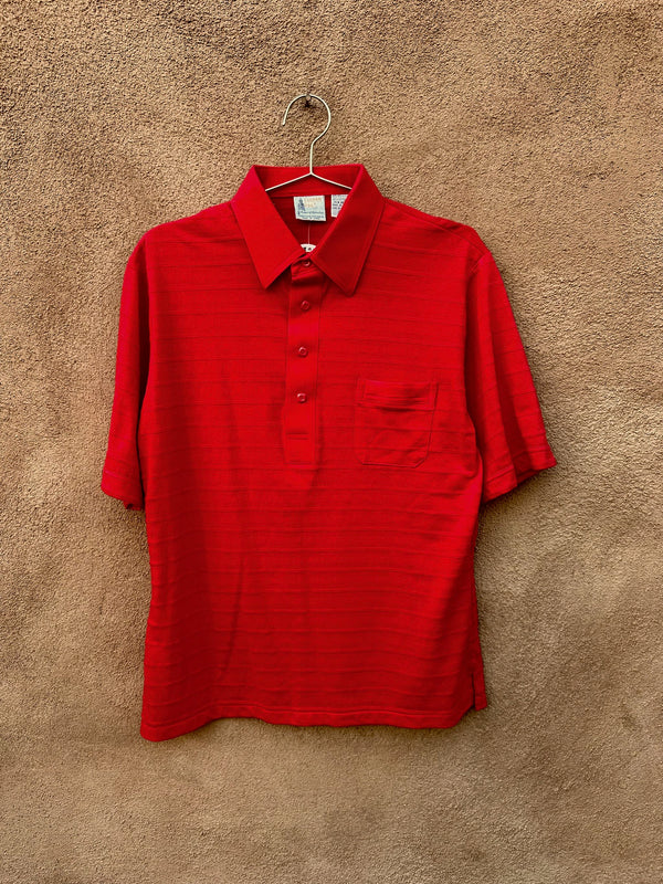 Red London Fog Dad Polo