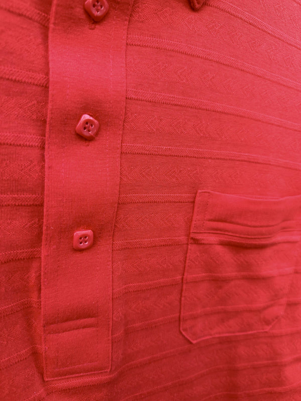 Red London Fog Dad Polo