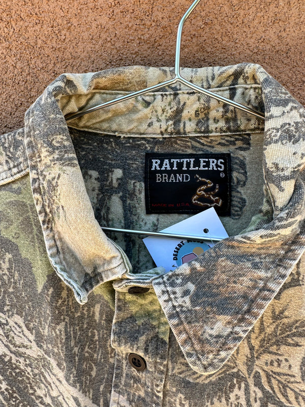 Rattlers Brand Woodland Camo Shirt