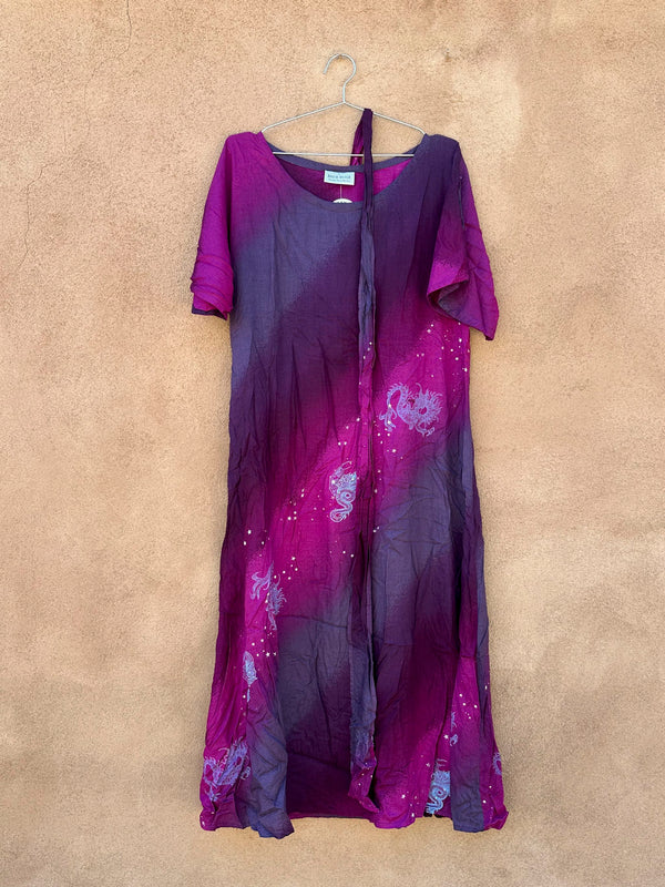 Blue Rose of Madrid, NM Purple Belted Dragon Dress