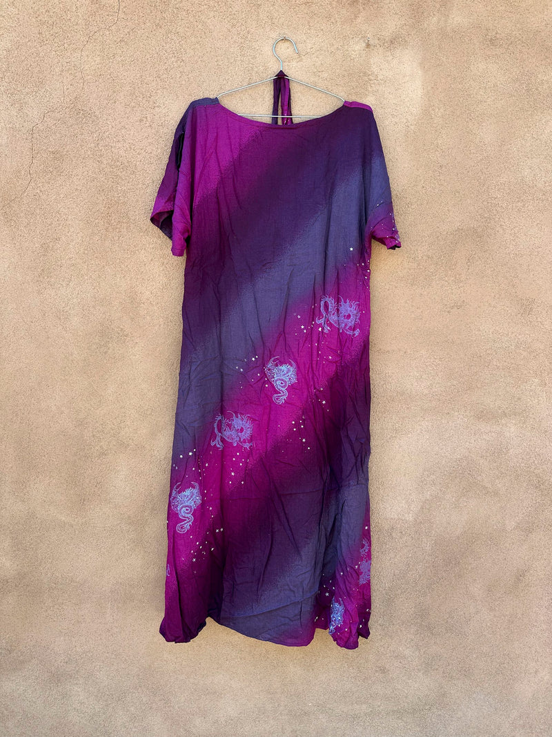 Blue Rose of Madrid, NM Purple Belted Dragon Dress