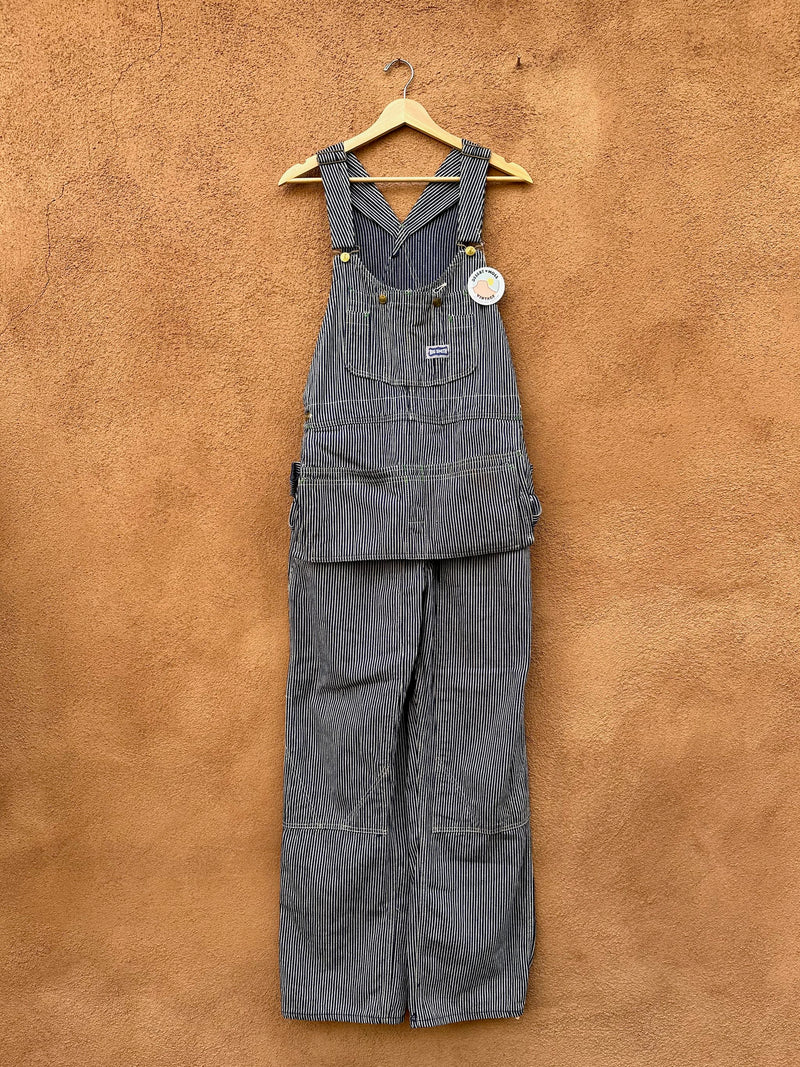 Vintage Hickory Stripe Big Smith Carpenter Overalls Union Made