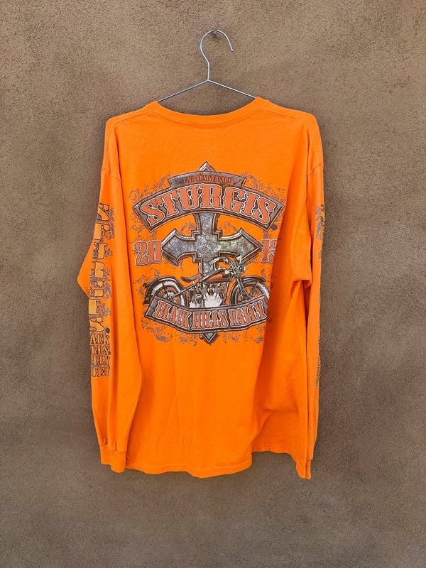Hunter Orange Sturgis Black Hills Rally T-shirt