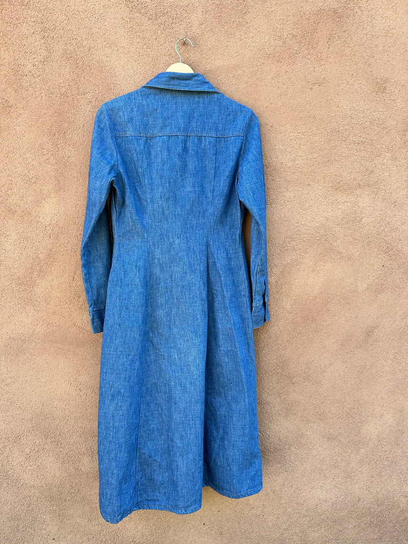 1970's Levi's Orange Label Denim Dress 9/10