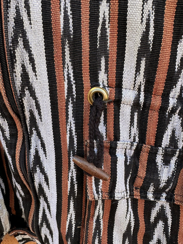 Guatemalan Cotton Canvas Hooded Jacket