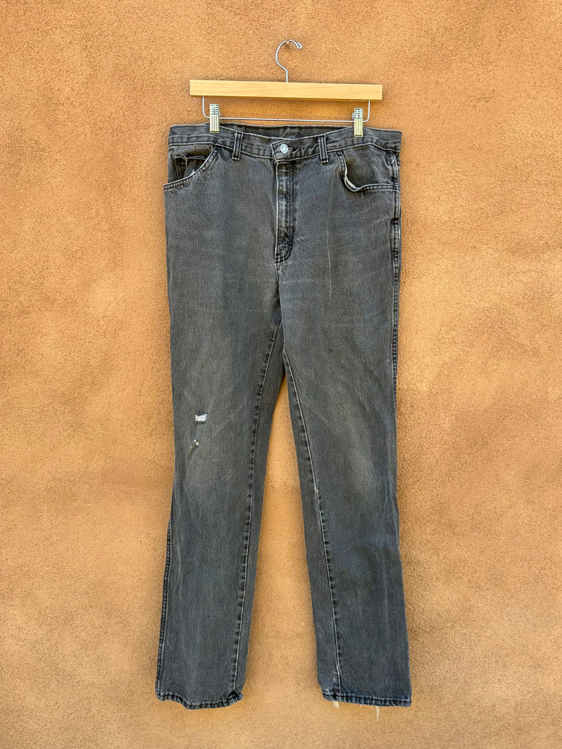 Faded Black 90's Calvin Klein Jeans with Light Wear, Made in USA, 38