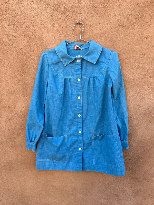 Blue Donna Gay Office Jacket