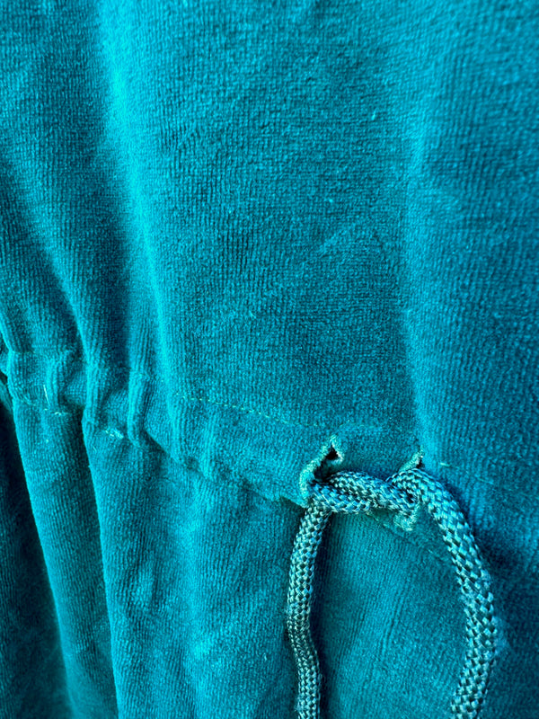70's Velour Belt Dress by Saybury - as is