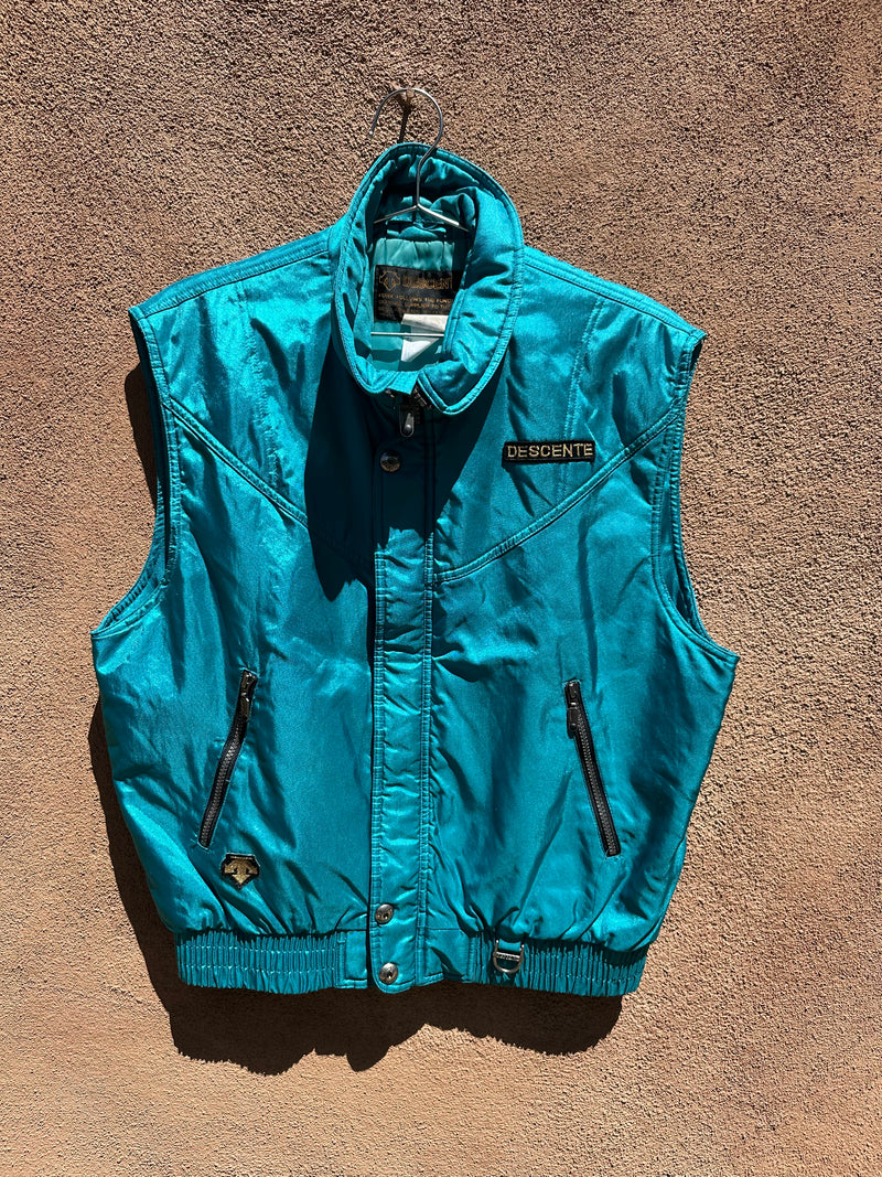 80's Descente Ski Vest (Teal)