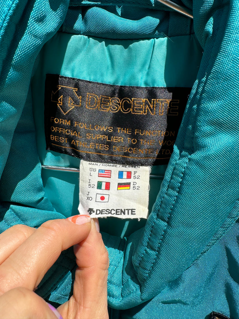 80's Descente Ski Vest (Teal)