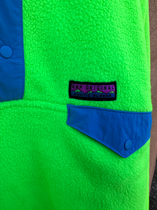 GAP Neon Green Arctic Fleece Reissue
