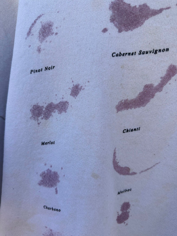 1980's Wine Stain Sweatshirt - Made in USA