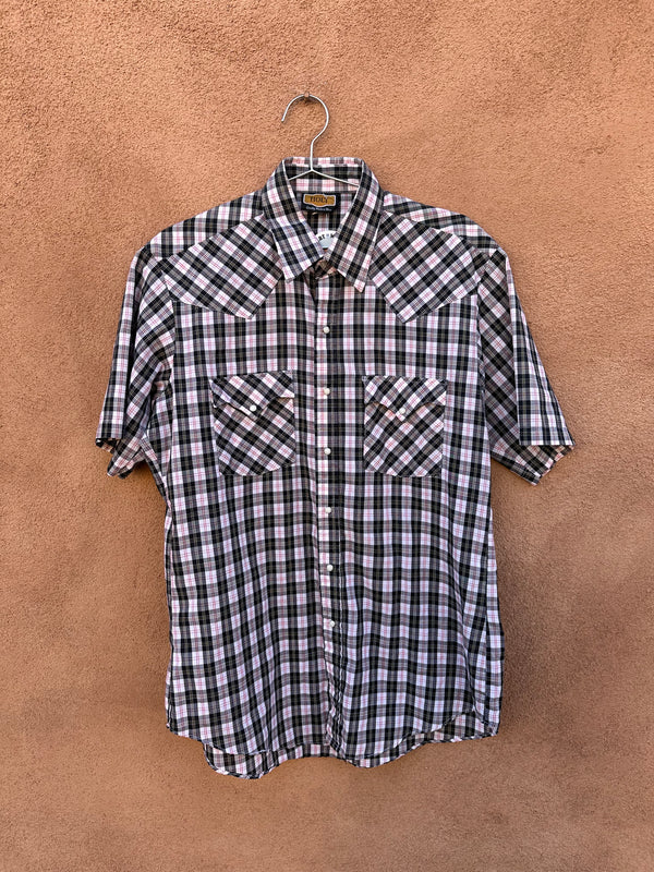 Holt Plaid Western Shirt with Pearl Snaps