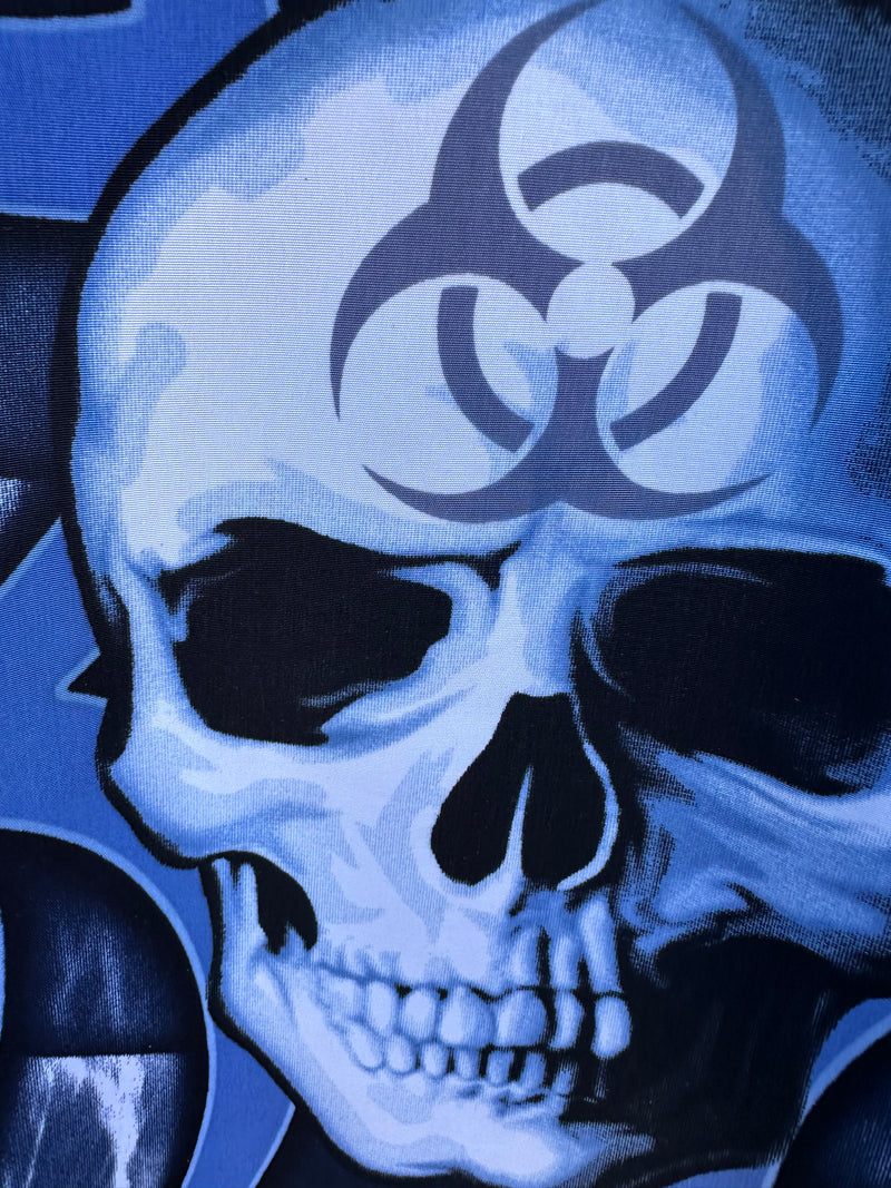 90's Biohazard Skull with Tribal Designs