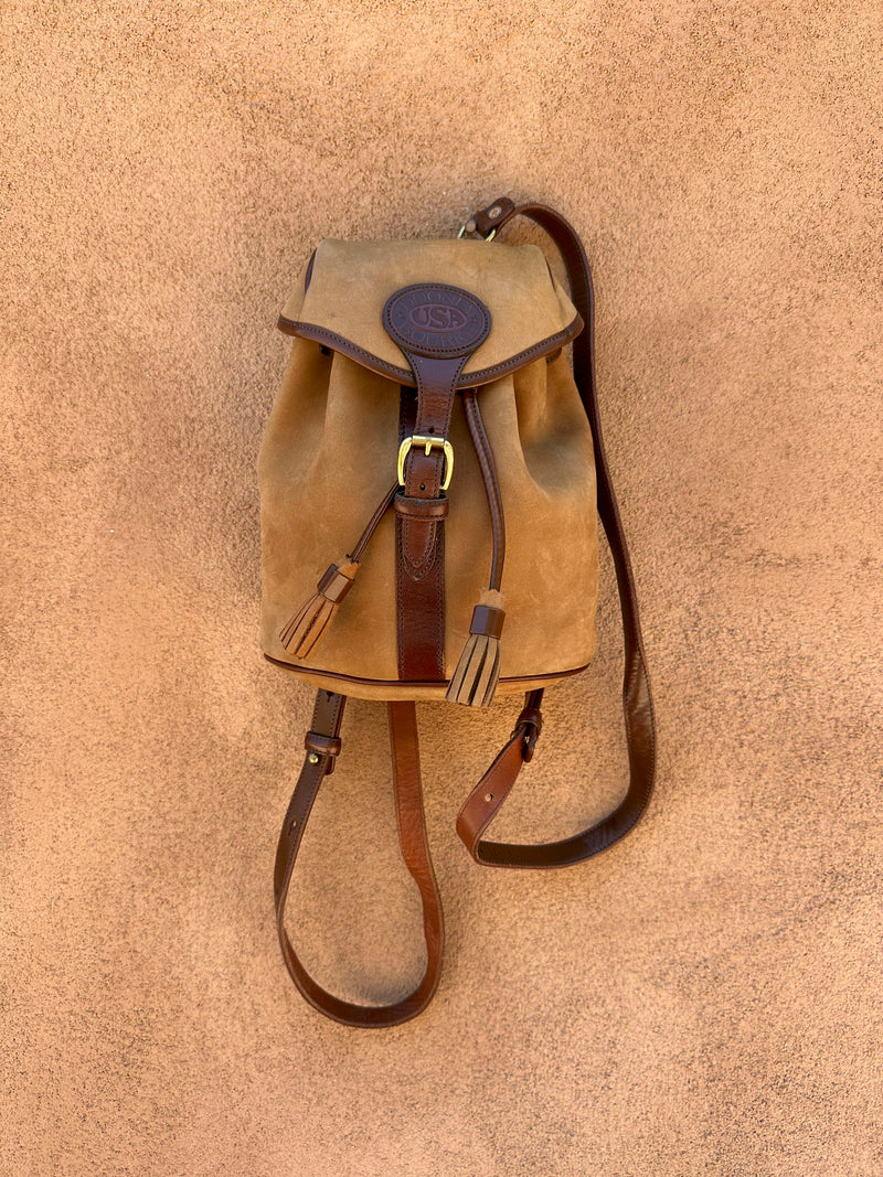 Dooney & Bourke Brown Suede Backpack