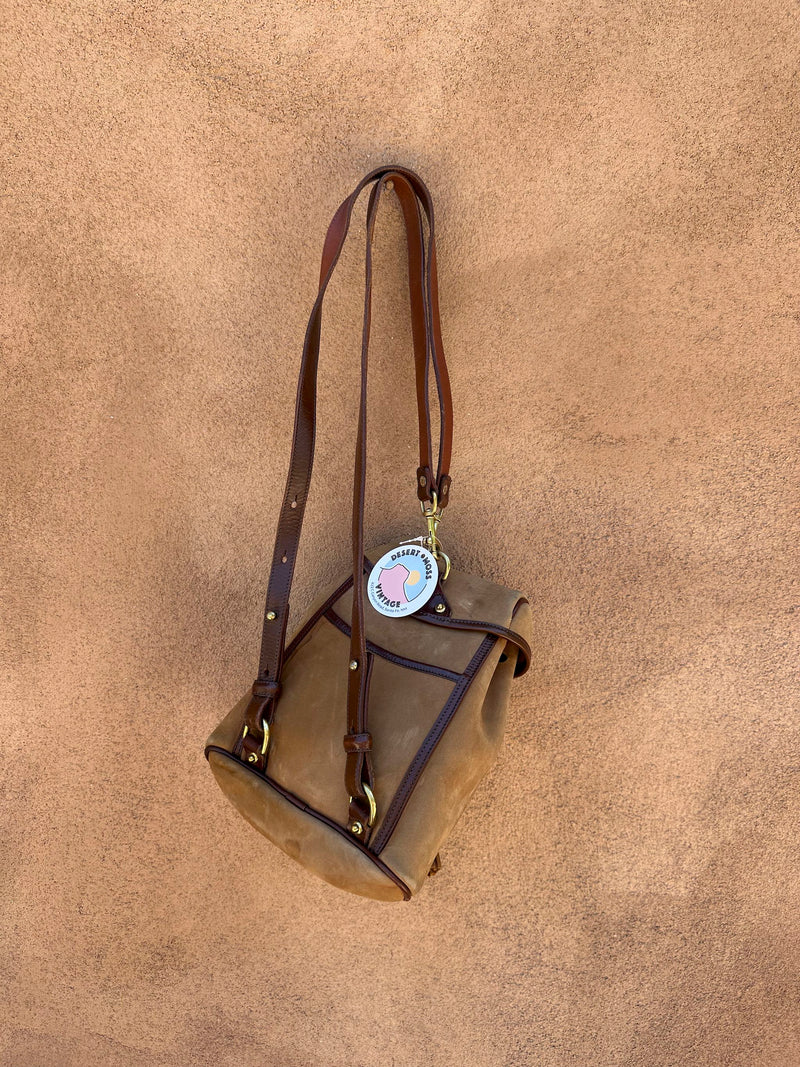 Dooney & Bourke Brown Suede Backpack