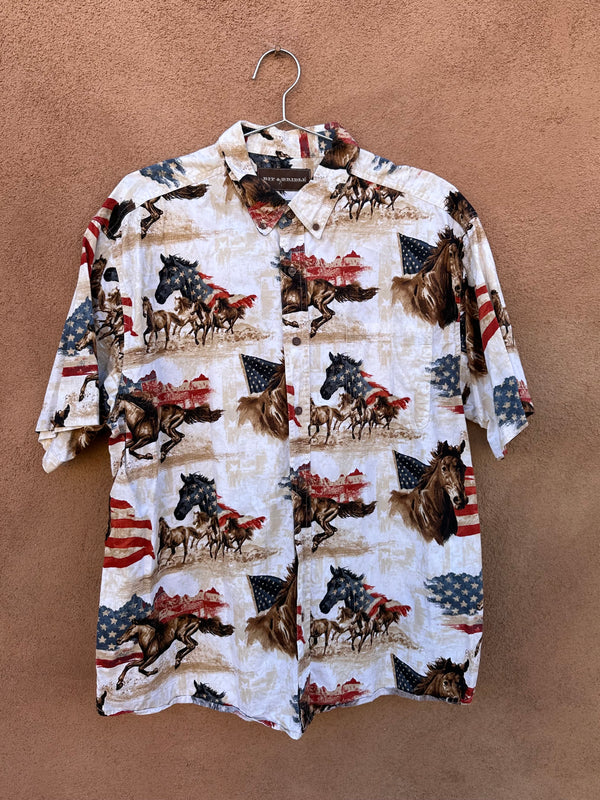 American Stallion All Over Print Shirt