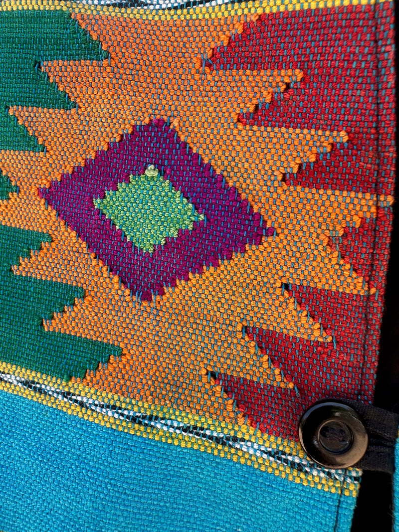 Colorful Southwest Style Cotton Vest - Medium