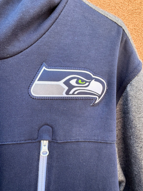 Colorblock Seattle Seahawks Hooded Sweatshirt