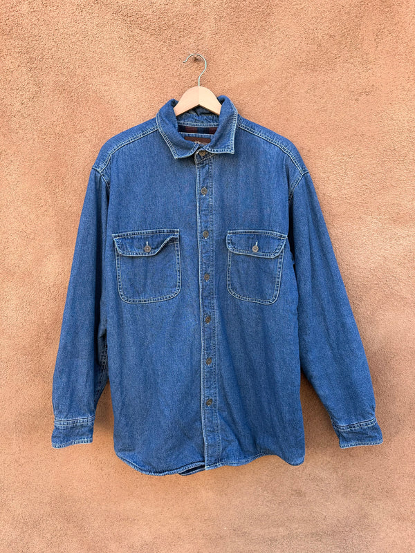 90's Fleece Lined Levi's Denim Shirt Jacket